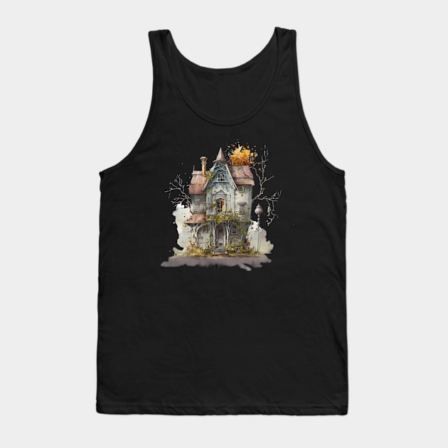 Goblincore house creepy cute house Tank Top by Mimeographics